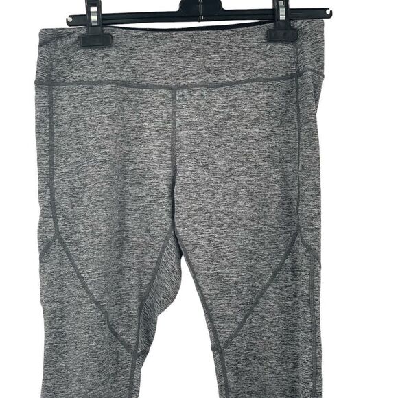 Zella Women's Leggings Gray Heathered 7/8 Length Yoga Activewear Size Large - Picture 2 of 7